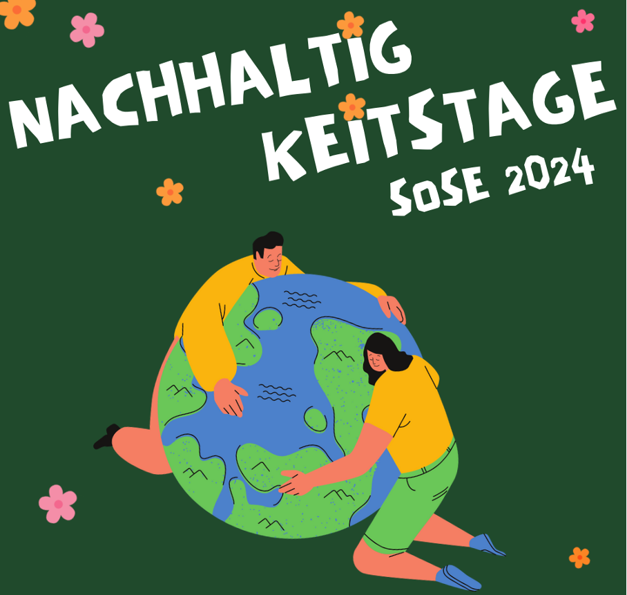[Translate to Englisch:] Poster Bild Nachhaltigkeitstage SoSe 2024