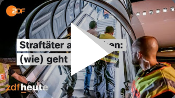 [Translate to Englisch:] Thumbnail: "Straftäter abschieben: (wie) geht das?" in zdfheute