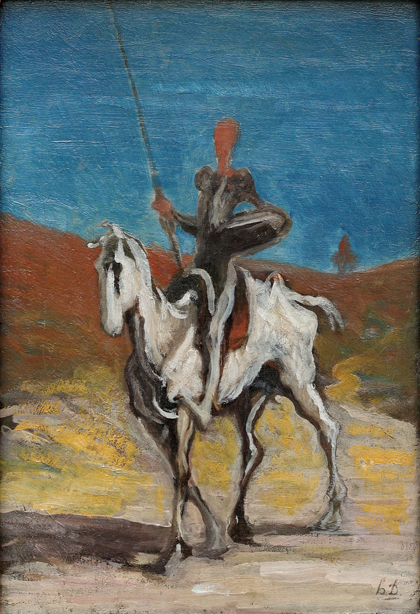 Honoré Daumier, Don Quichotte (ca. 1868), Wikimedia Commons