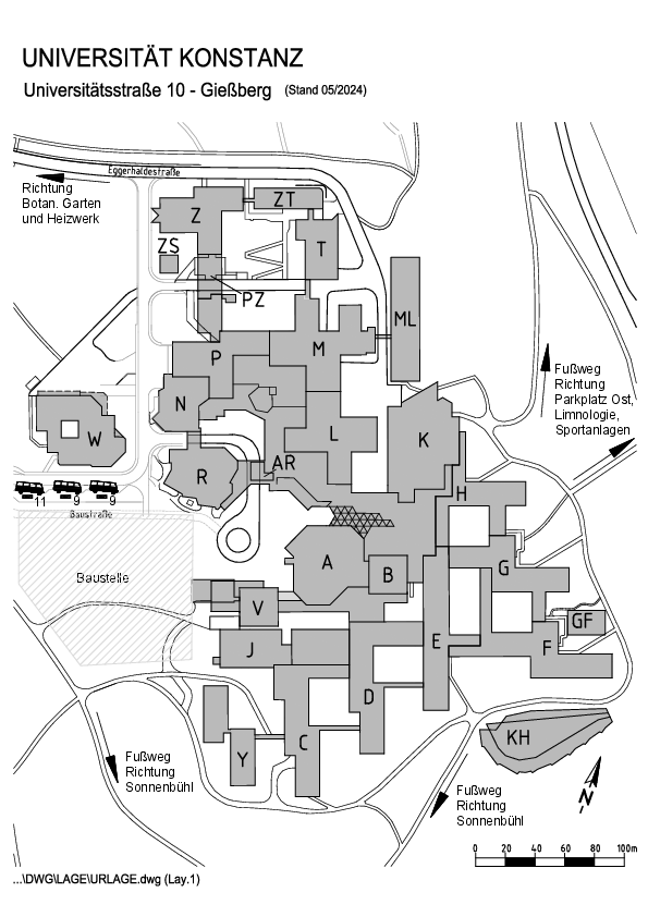 Drawn campus map